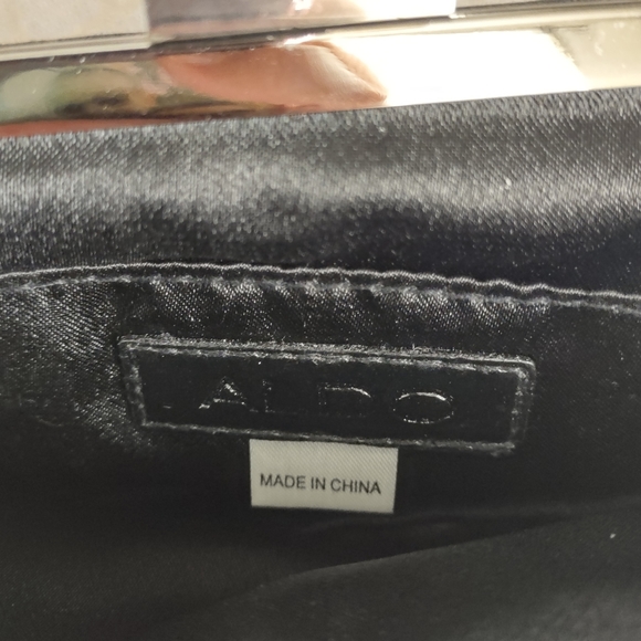 ALDO Black Sequin Evening Clutch - Picture 2 of 14